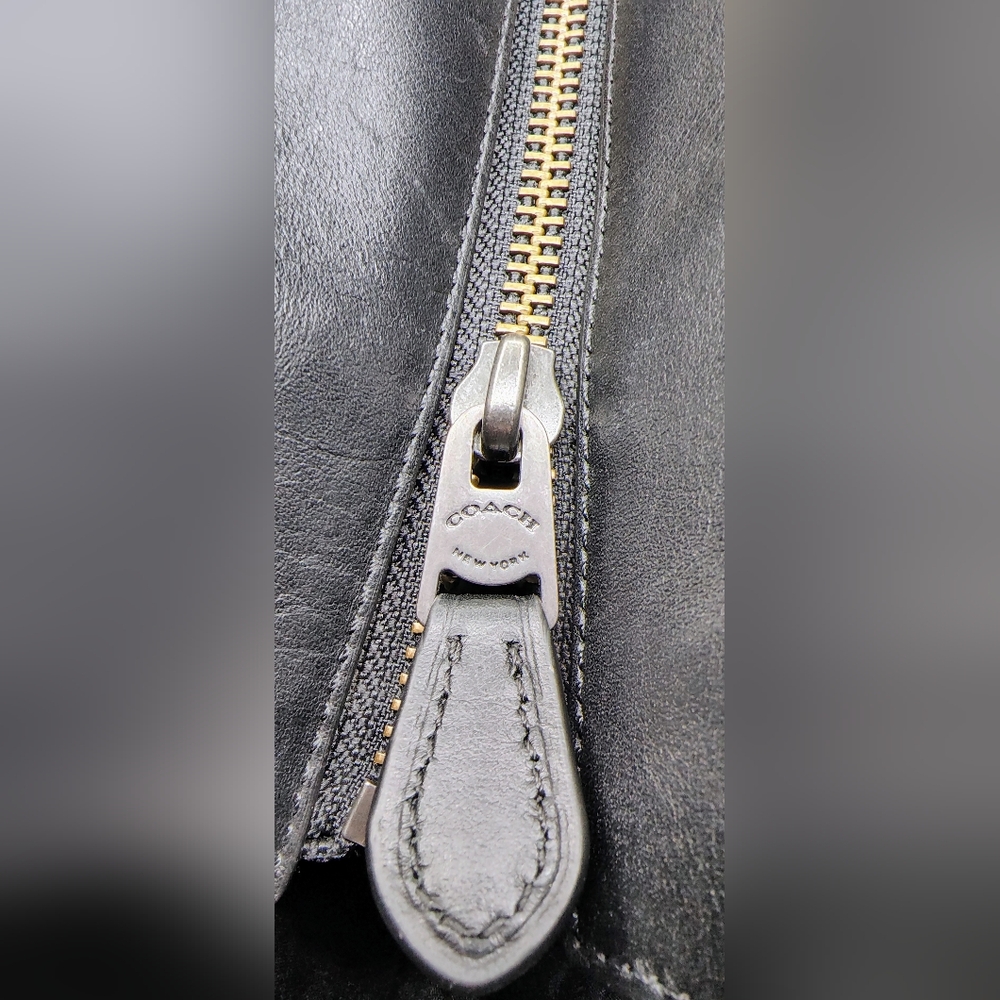 RARE! Coach X NASA City Tote -Upcycled- One-of-a-Kind Black/Grey - Picture 16 of 16